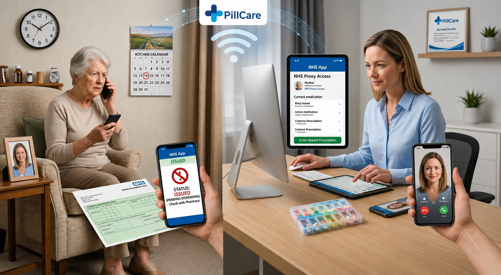 How to Manage an Elderly Parent’s NHS Prescriptions Remotely | PillCare