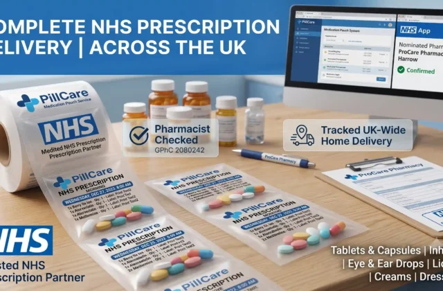 Online NHS Prescription Home Delivery by PillCare